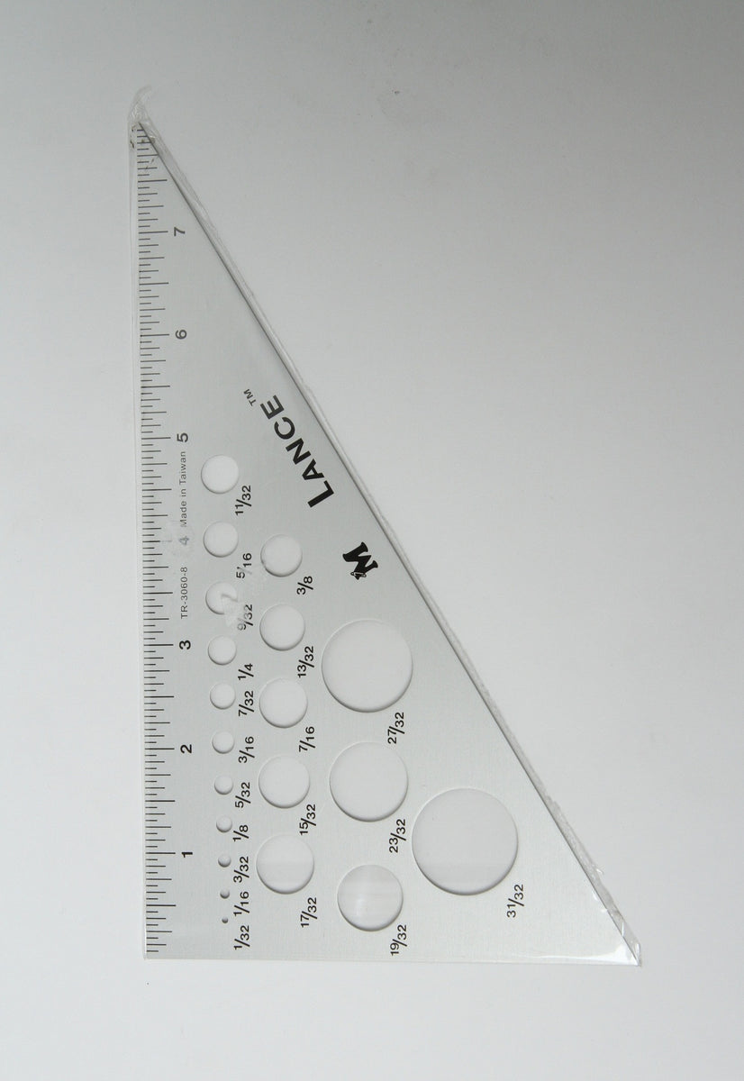 metal triangle ruler