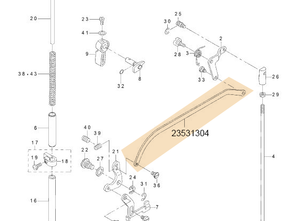 23531304 KNEE LIFTING SIDE ROD LINK