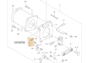 23530702 SENSOR FITTING PLATE