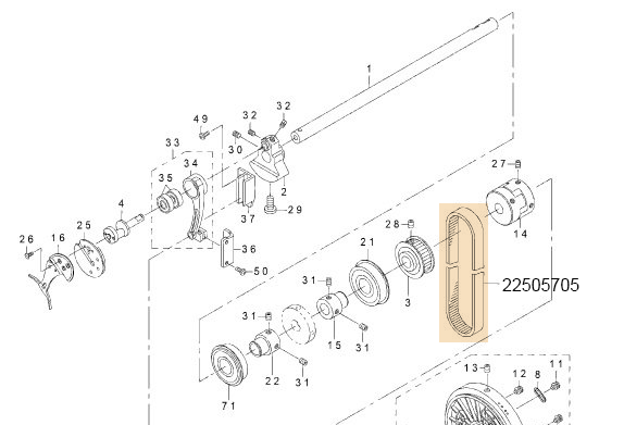 22505705 TIMING BELT