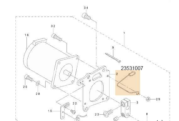 23531007 CORD CLAMP