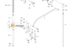 26302901 PRESSER BAR HOLDER