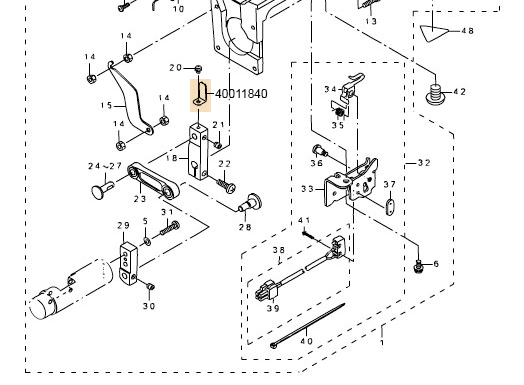 40011840 SENSOR SLIT