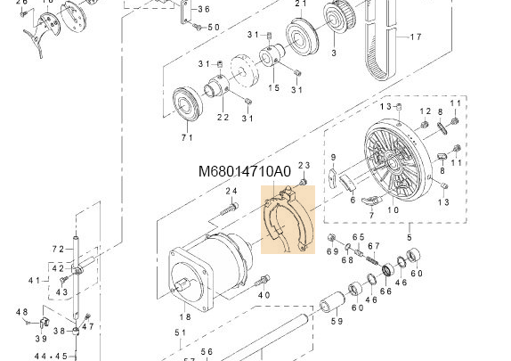 M68014710A0 SYNC ASM.