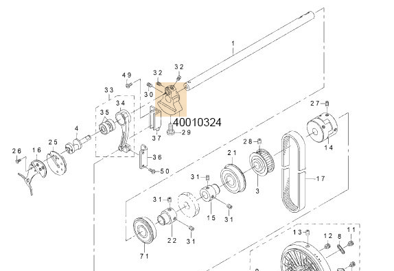 40010324 COUNTER WEIGHT