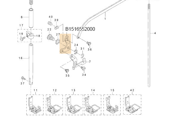 B1516552000 LIFTING LEVER LINK