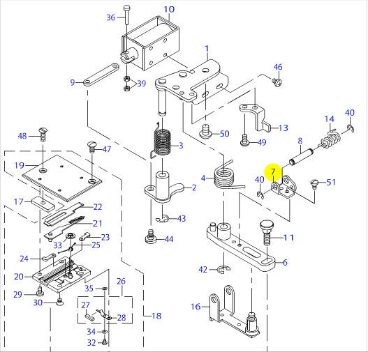 22949002 ROLLER ARM SEAT