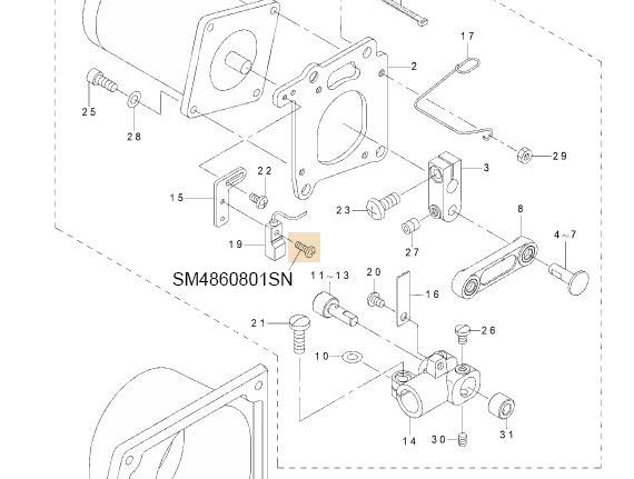 SM4860801SN SCRER M2.6 L=8