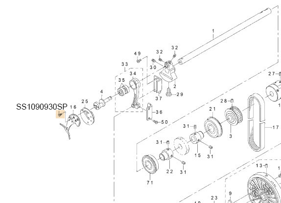 SS1090930SP SCREW 9/64-40 L=8.6