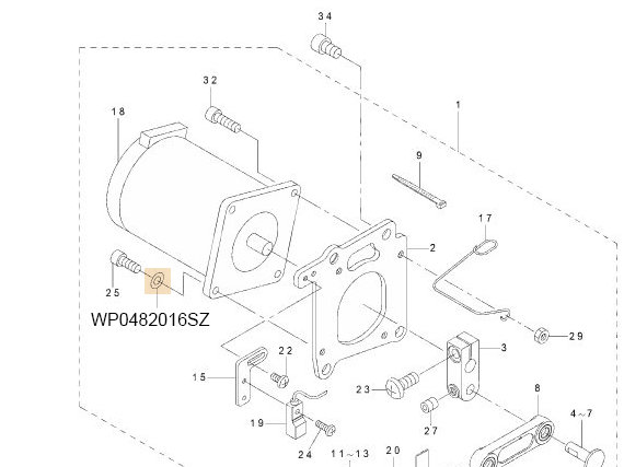 WP0482016SZ WASHER