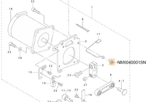 NM6040001SN NUT M4X0.7