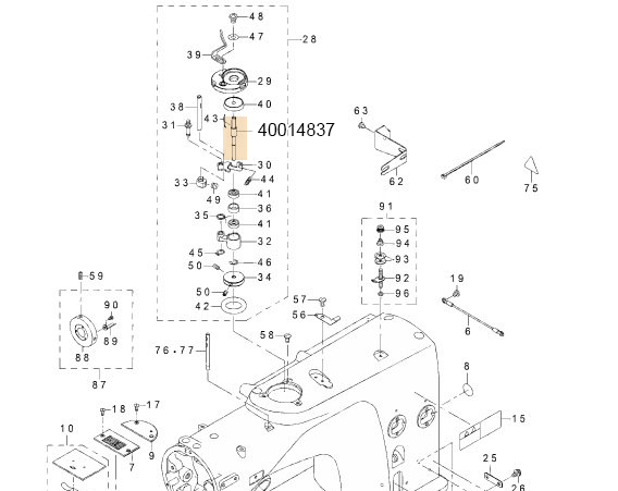 40014837 BTW SHAFT