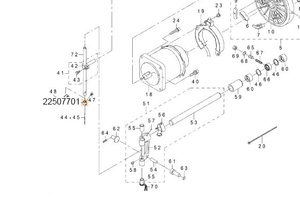 22507701 THREAD RACK, RIGHT