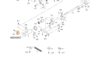 40050457 FEED DRIVING ROCKER BLOCK