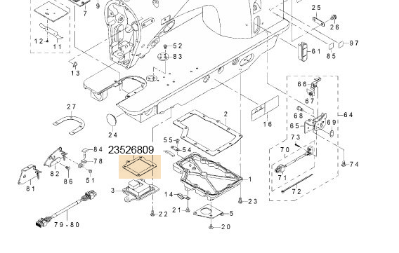 23526809 GEAR BOX (SMALL) PACKING