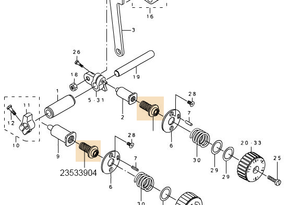 23533904 FEED ADJUSTING SCREW