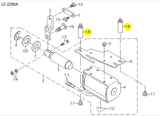 40010280 SOLENOID BASE STUD