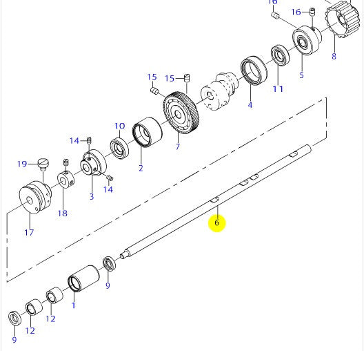 40010303 LOWER SHAFT