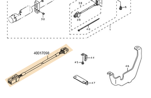 40017098 BTPM RELAY CABLE ASM.