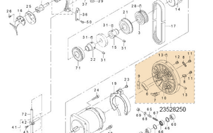 23528250 HAND WHEEL ASM. (magnet)