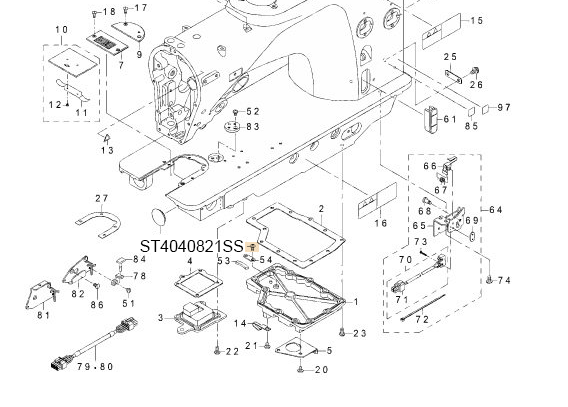 ST4040821SS TAPPING SCREW