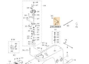 23539901 HEAD LUBRICATION PIPE STOPPER