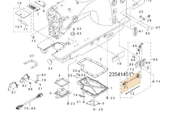 23541451 SAFETY SWITCH CORD ASM.