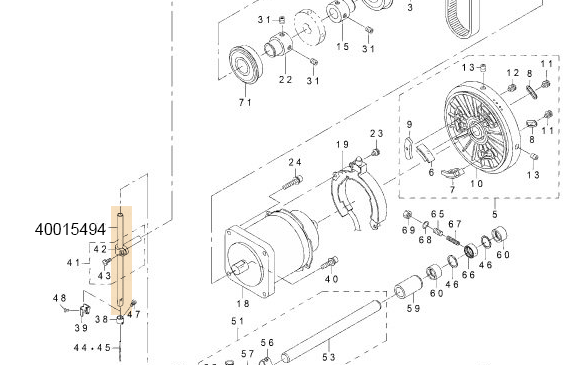 40015494 NEEDLE BAR