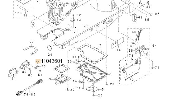 11043601 RUBBER STOPPER