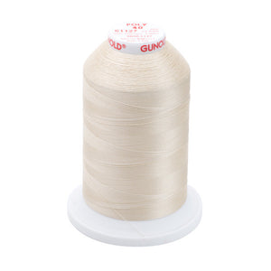 GUNOLD-96061127 POLY 40WT 5,500YDS-MEDIUM ECRU