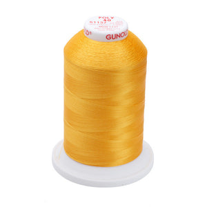 GUNOLD-96061137 POLY 40WT 5,500YDS-YELLOW ORANGE