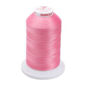 GUNOLD-96061224 POLY 40WT 5,500YDS-BRIGHT PINK