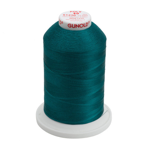 GUNOLD-96061230 POLY 40WT 5,500YDS-DARK TEAL