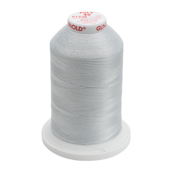 GUNOLD-96061236 POLY 40WT 5,500YDS-LIGHT SILVER