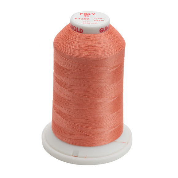 GUNOLD-96061259 POLY 40WT 5,500YDS-SALMON PEACH