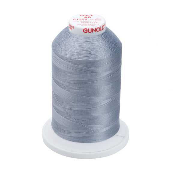 GUNOLD-96061355 POLY 40WT 5,500YDS-LIGHT GRAY