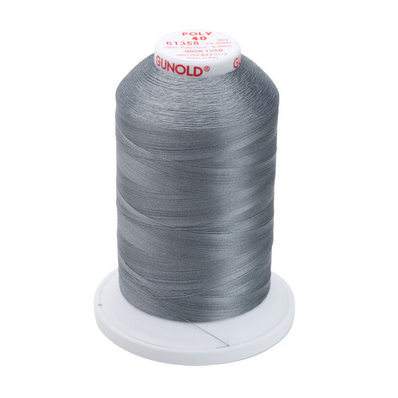 GUNOLD-96061358 POLY 40WT 5,500YDS-CADET GRAY