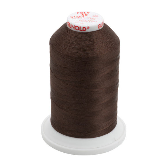 GUNOLD-96061397 POLY 40WT 5,500YDS-BROWN SUGAR