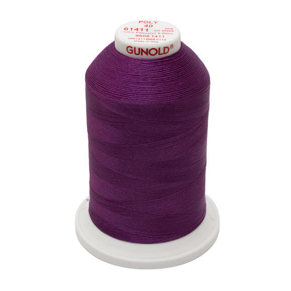 GUNOLD-96061411 POLY 40WT 5,500YDS-MEDIUM VIOLET