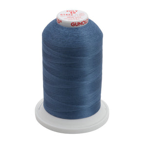 GUNOLD-96061432 POLY 40WT 5,500YDS-DUSTY BLUE