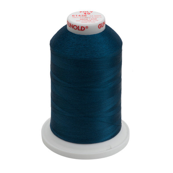 GUNOLD-96061436 POLY 40WT 5,500YDS-OCEAN BLUE