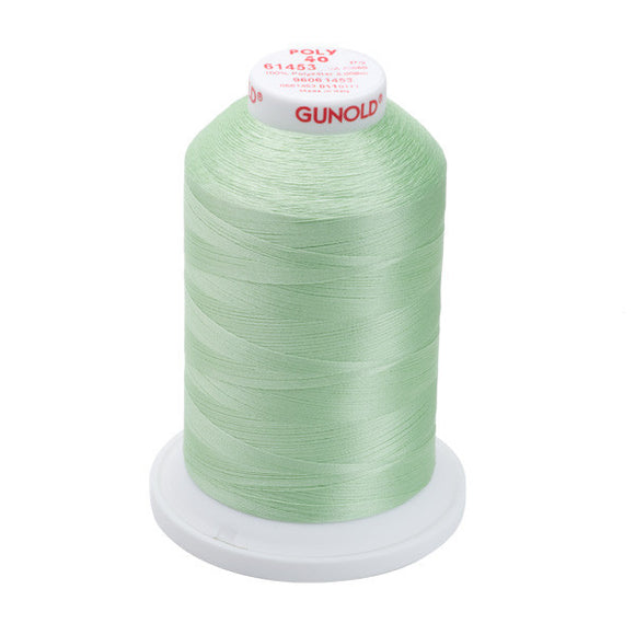 GUNOLD-96061453 POLY 40WT 5,500YDS-LIGHT MINT GREEN