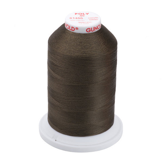 GUNOLD-96061455 POLY 40WT 5,500YDS-MUD BROWN