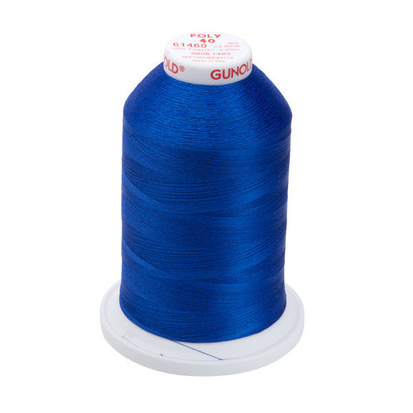 GUNOLD-96061460 POLY 40WT 5,500YDS-MEDIUM ELECTRIC BLUE